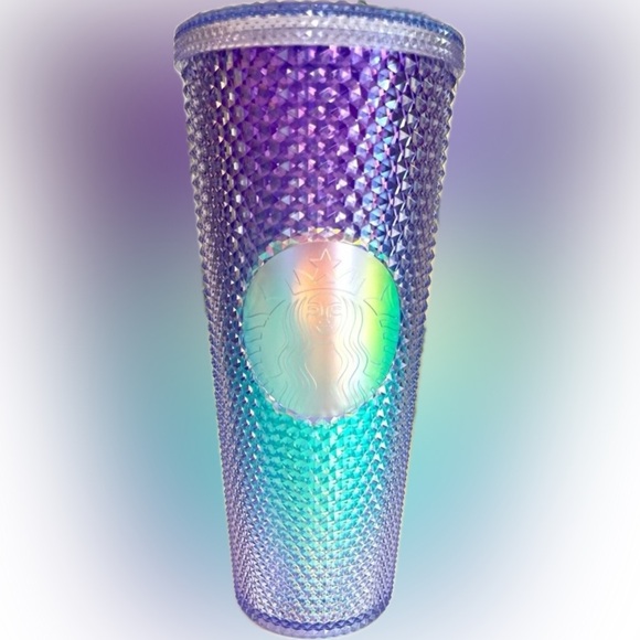 Starbucks 2021 Mermaid Ombre Studded Cup venti 24oz HTF!!! - Picture 2 of 5